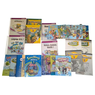 Abeka 1st First Grade Lot Of Teacher & Student Homeschool Books 