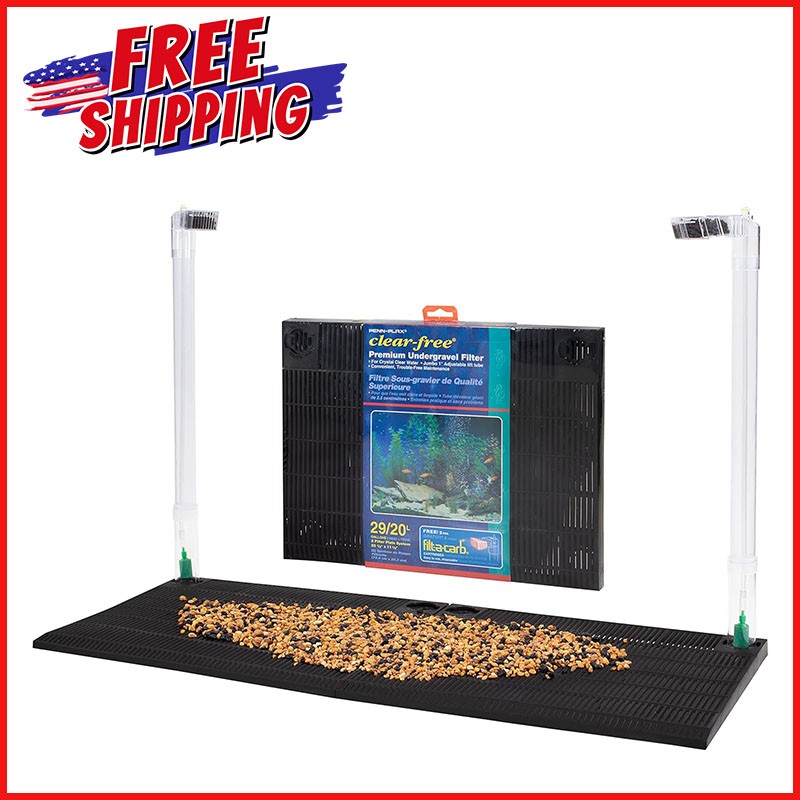 PREMIUM UNDER GRAVEL AQUARIUM FILTER Fresh Salt Water Safe 20 - 29 Gallon Tank