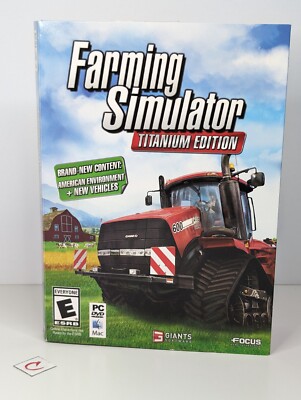 Farming Simulator: Titanium Edition (PC/Mac, 2014) CIB Complete w/ Slipcover