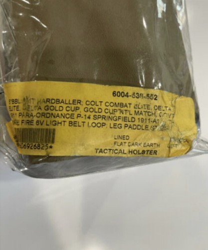 NEW Safariland 6004-536 FDE 1911 Surefire 6V MARSOC MEU (Left Hand) - Picture 5 of 7
