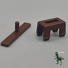 Playmobil serrure marron - connecteur-porte château-fermeture arche Noe-serru...
