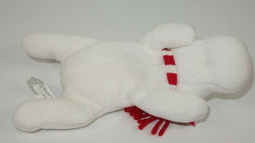 Vintage Stuffins 8 Zoll weißes Rentier Elch liegend Plüschtier Stofftier Spielzeug - Bild 5 von 7