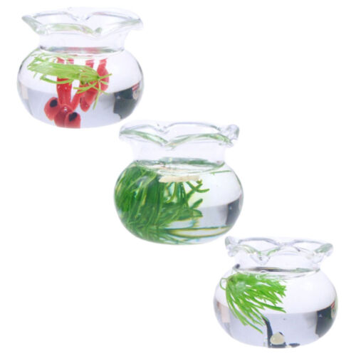 3 Pcs Micro Landscape Model Mini House Supply Kitchen Table Centerpieces