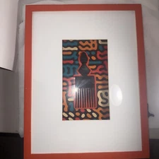 Vintage African Hand Carved Wooden Hair Comb Afro Pick Beautiful|Kenya|Akamba