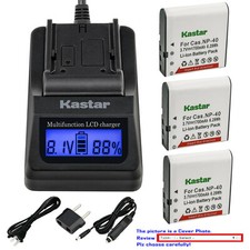 Kastar Battery LCD Fast Charger for Kodak LB-060 Kodak PixPro AZ251 PixPro AZ361