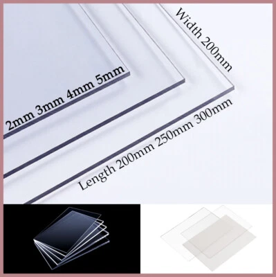 Polycarbonat Platte Kunststoffglas Transparent Zuschnitt Bruchfest Dicke 2mm~5mm - Bild 1 von 4