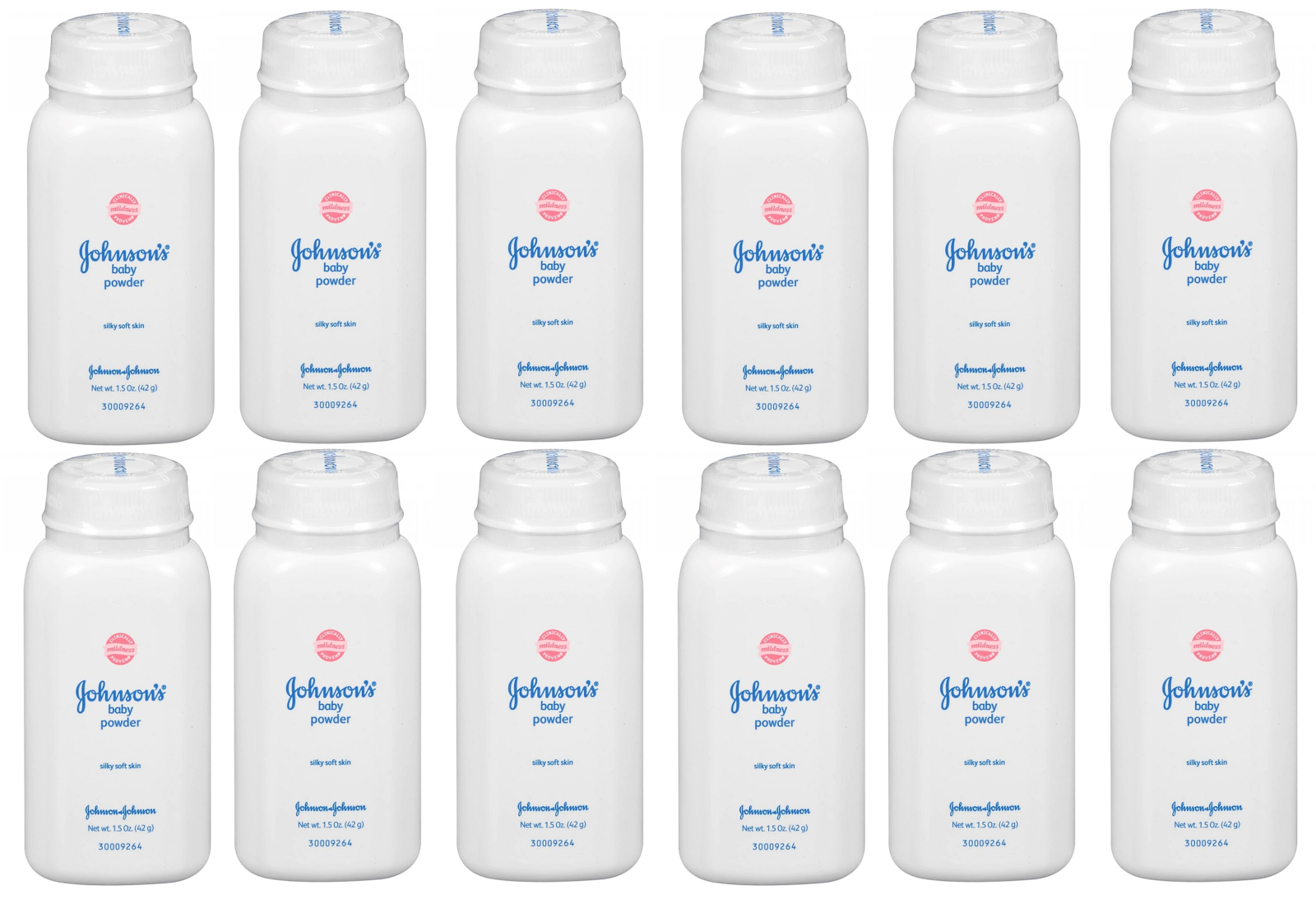 Johnsons Baby Powder Talc 50g 1.5oz Travel Size International version Pack of 12