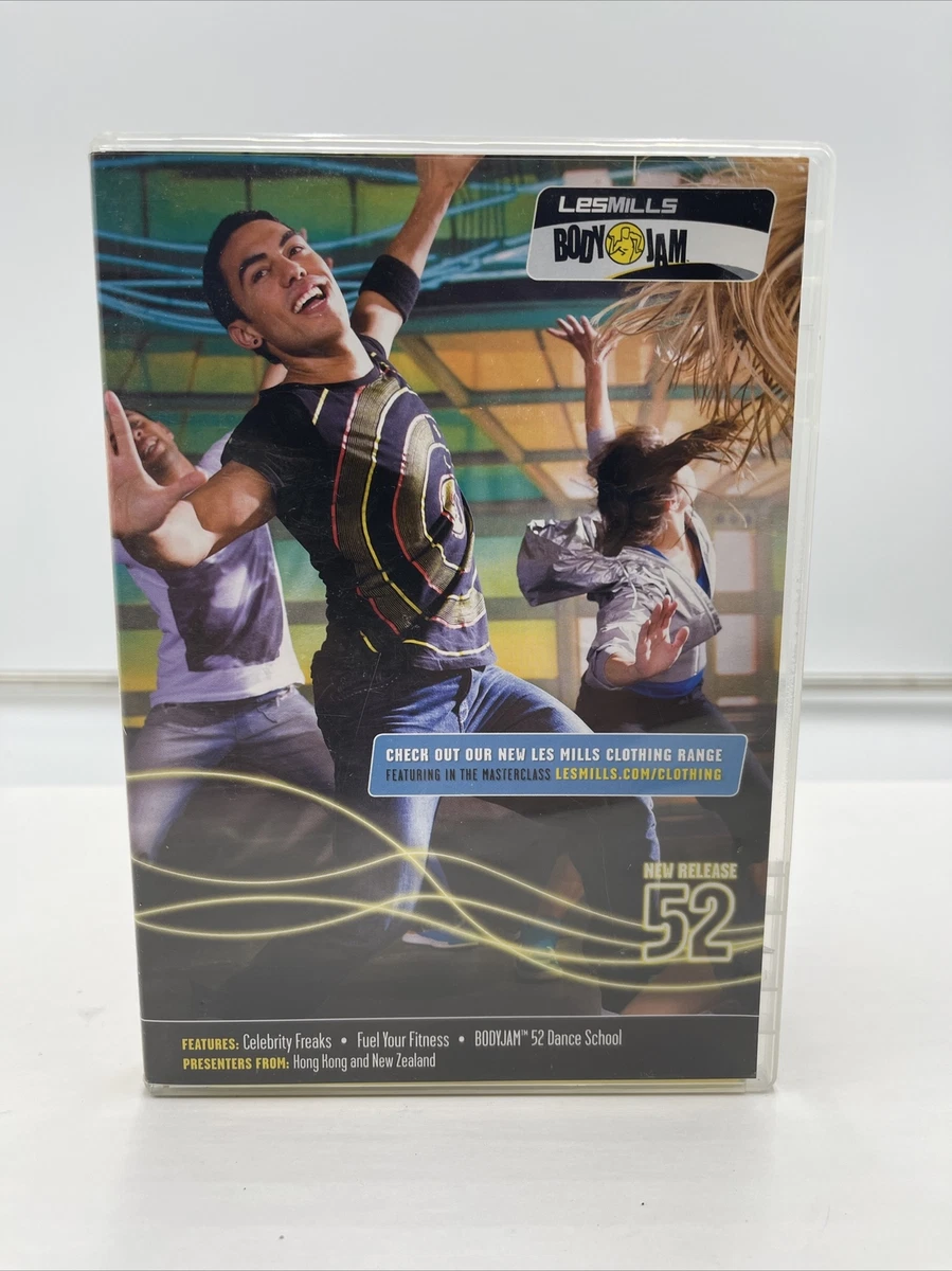 Les Mills Body Jam 52 Complete DVD, CD, Case and Notes