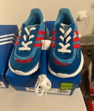 adidas Originals Retropy F2 EL I Sky Rush/Vivid Red/Blue RushBaby Sneakers K5