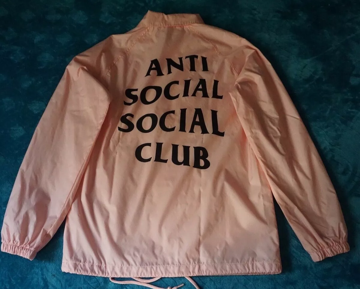 Anti Social Social Club Pink Coach Jacket Size S | eBay