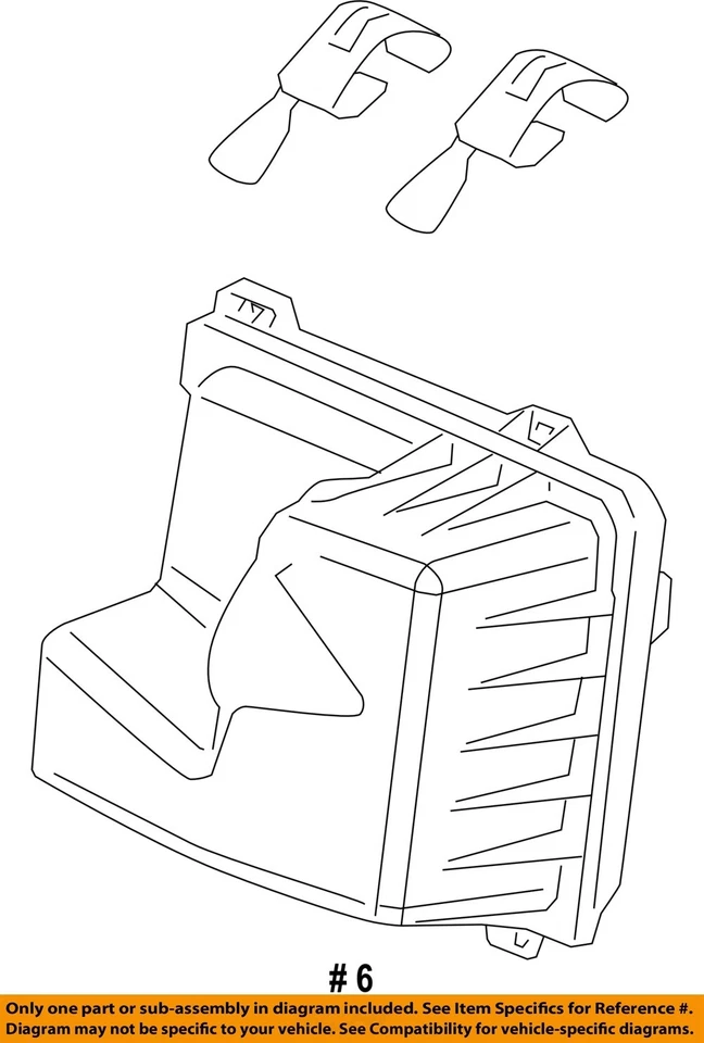 Conjunto de limpador de ar usado serve: 2006 Buick Rendezvous 3.5 grau A - Imagem 2 de 3