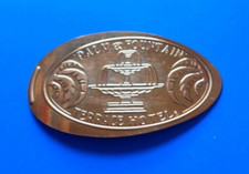 Tokyo Disney elongated penny JAPAN cent Palm & Fountain Terrace Hotel coin