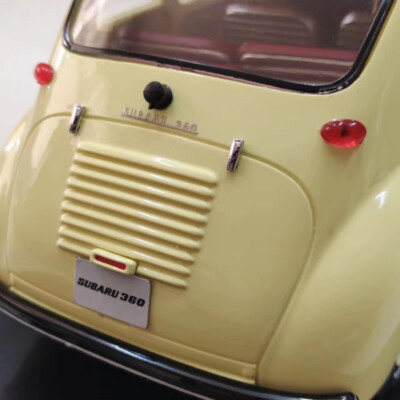 1/18 1958 スバル 360 SUBARU360イエロー レジンカーモデル EBBRO 1/18 SUBARU 360 Yellow RESIN 1958 limited edition 360pcs