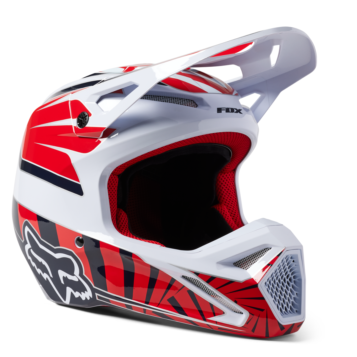 New Fox Racing V1 Goat Helmet, Red, Small, 29661-003-S | eBay