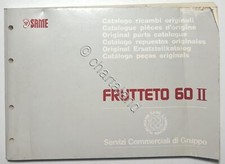 Catalogo Parti di Ricambi Originali SAME Trattori - Frutteto 60 II - ed. 1992