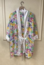 Vintage Victoria s Secret Gold Label Floral Robe