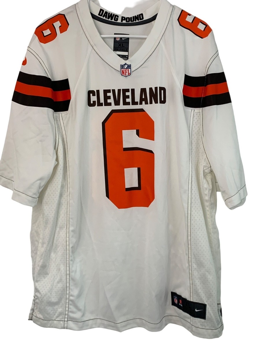 NFL Nike Cleveland Browns Mayfield #6 XL On Field Jersey White