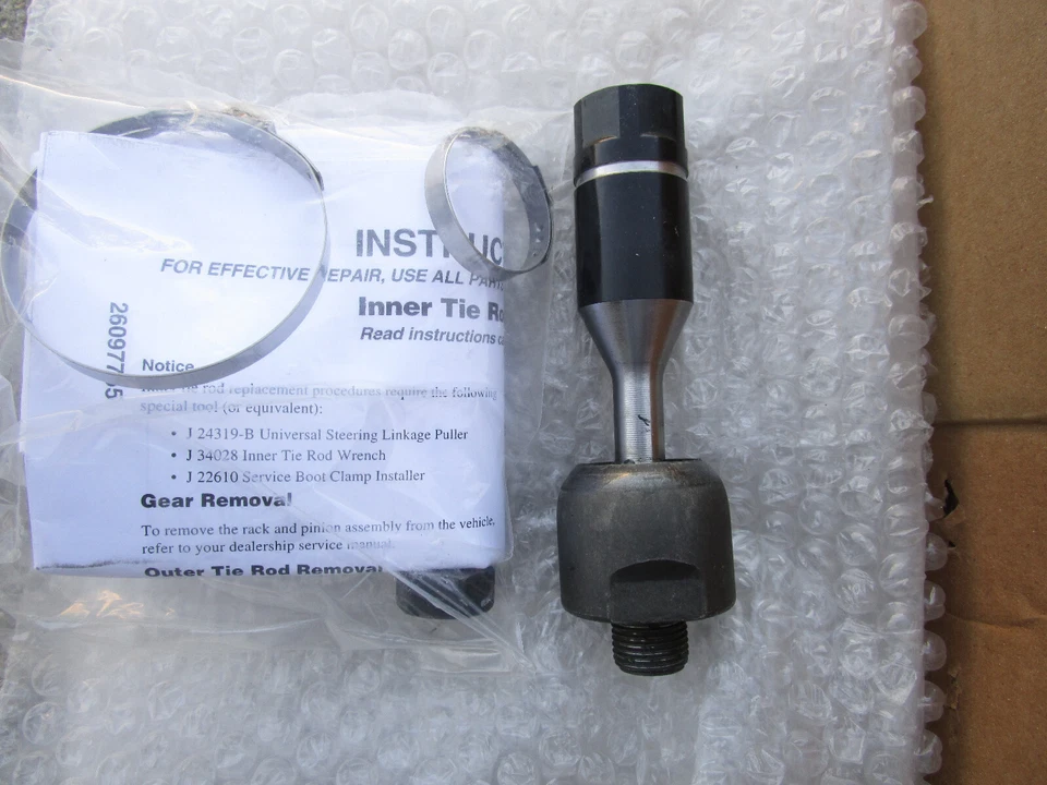 02 - 09 GM CHEVY KIT DE ENLACE DE DIRECCIÓN INTERIOR CANTIDAD 1 OEM NUEVO P/N 26100288 Foto 4 de 4