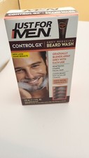 Just For Men Control GX Grey Reducing Beard Wash Shampoo 4oz. 1F7