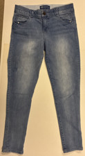 DEMOCRACY AB TECHNOLOGY Jeans Women's size 6 Light Wash Skinny Elastic Waist