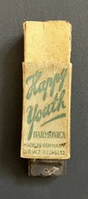 Vintage HAPPY YOUTH HARMONICA made in Germany, Original box, Damaged
