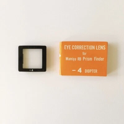 OBJECTIF CORRECTION OCULAIRE MAMIYA -4.0 pour oculaire dioptrique Mamiya RB P... - Photo 1/4
