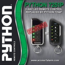 NEW Python 7254P 2-Way LED For Discontinued 7251P Remote Control EZSDEI7251