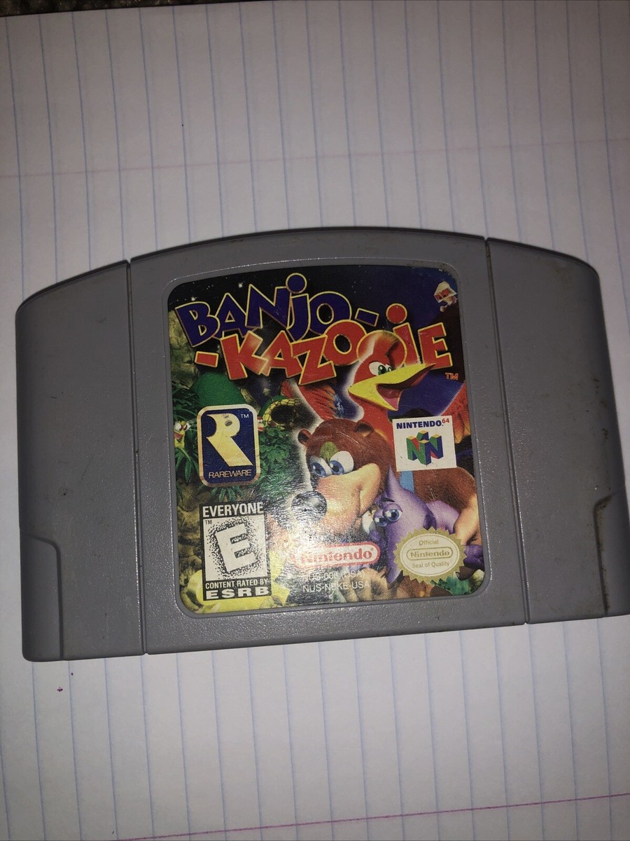 Nintendo N64 Game Banjo-Kazooie (Game Cartridge Only) Tested