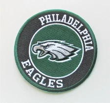 LOT OF (1) NEW NFL PHILADELPHIA EAGLES LOGO EMBROIDERED PATCH ITEM # 70A