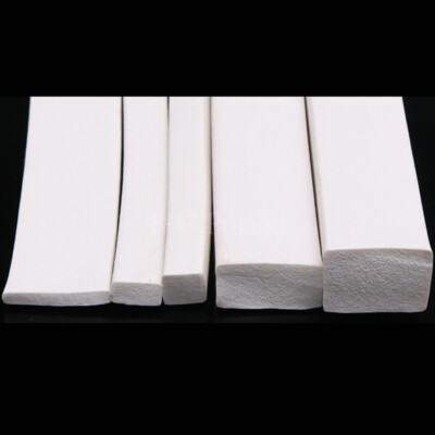 Weiß Quadrat Silikonschaum Silikon Moosgummi Dichtung/Trim Leiste 23 Größe