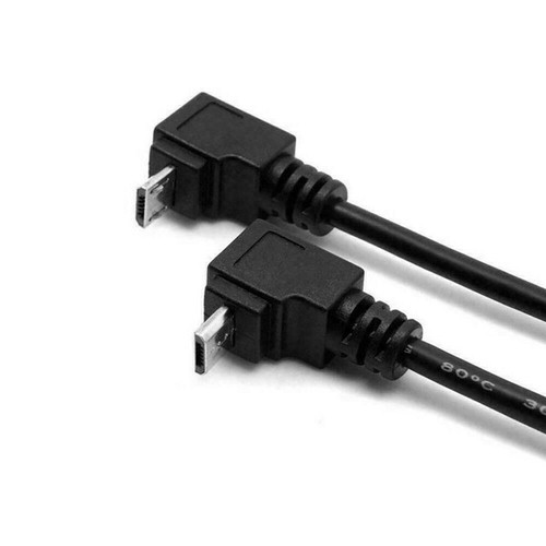 2/4pcs For Phone Cable 90 Degree Angle USB 2.0 A Male to Left Right Micro USB US - Photo 5 sur 14