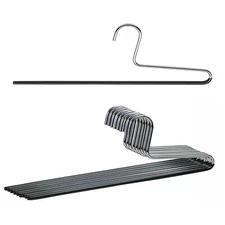 by Reston Lloyd Trouser Series Non-Slip Space-Saving Clothes Hanger with Sing...