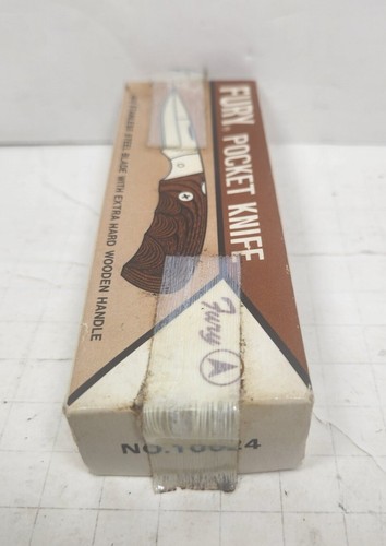 Vintage Fury Japan 10024 Lockback Folder Knife Pistol grip New NOS - Picture 5 of 6
