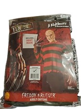 Freddy Krueger adult costume Shirt and Mask Nightmare on Elm Street XL