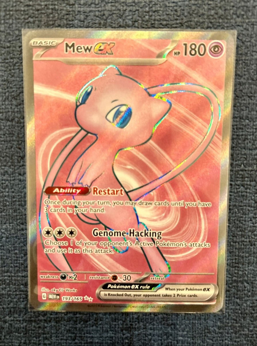 Pokemon Scarlet & Violet 151 - Mew EX 193/165 Full Art Rare
