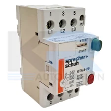 Sprecher + Schuh KTA3-25 Manual Motor Starter 0.63-1.0A 600V 3PH