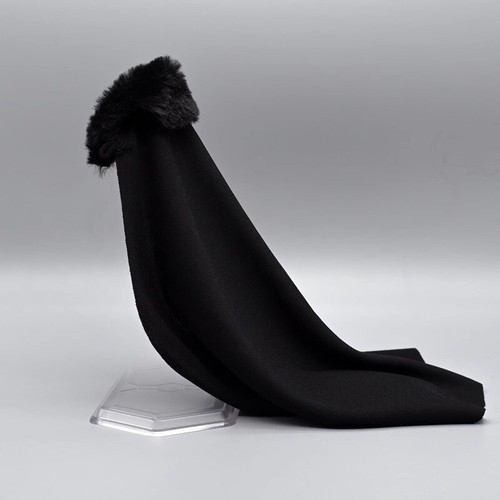 1/12 Scale Male Fur Collar Shawl Poncho Cape Model For 6" Action Figure Body - Picture 5 of 20