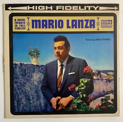 A Tribute To Mario Lanza  Enzo Stuarti  Coronet CX- 161 Mono  VG