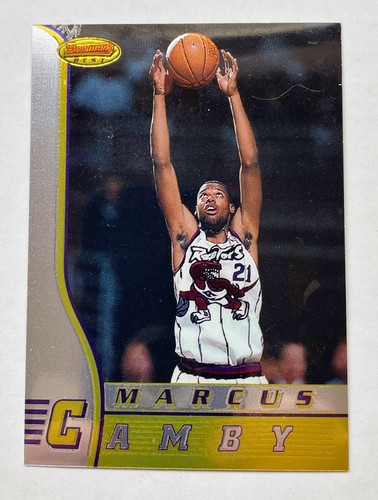 1996-97 Bowman Best Toronto Raptors MARCU CAMBY Rookie basketball #R4 card