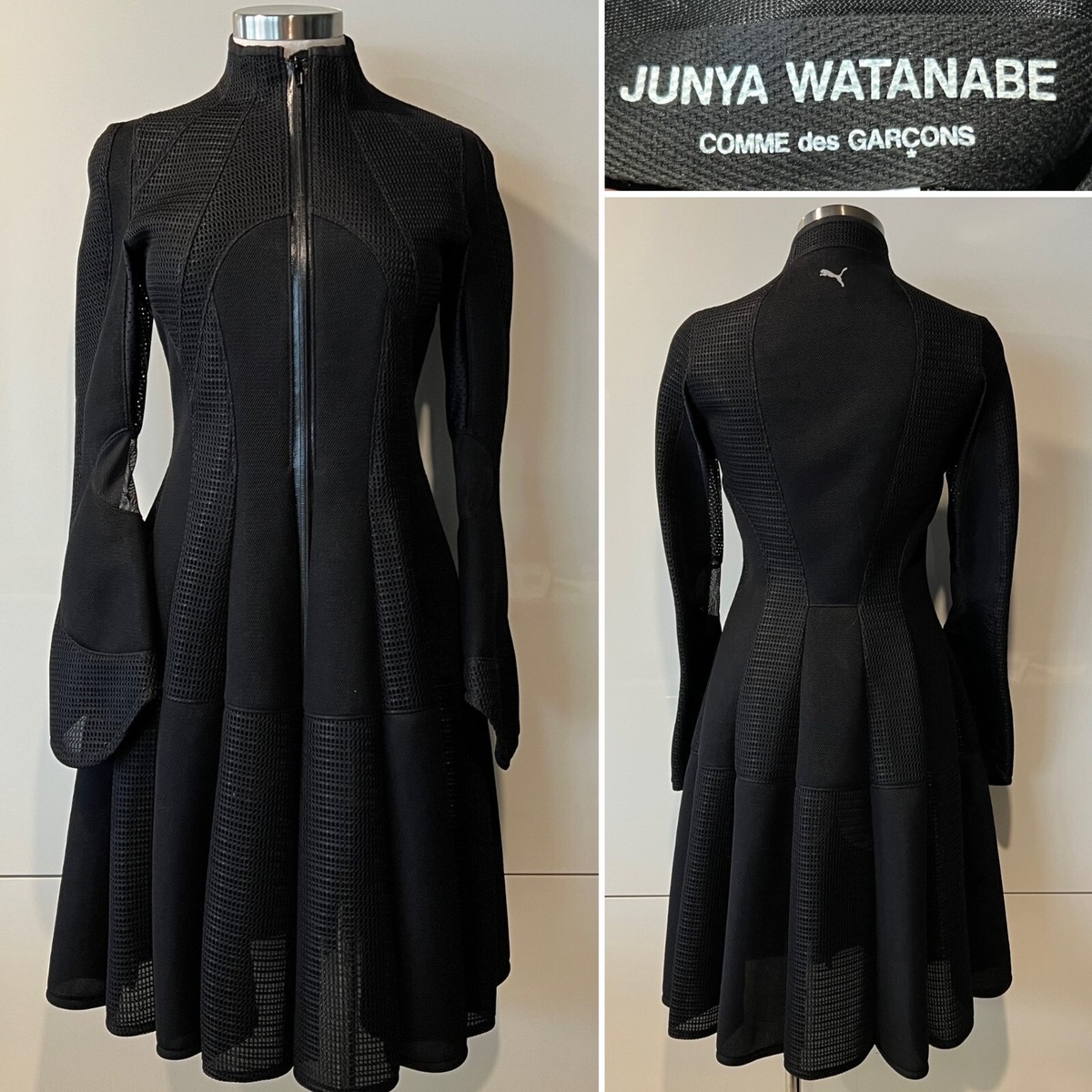 Junya Watanabe COMME DES GARCONS x PUMA $1500 Black Mesh Junya Watanabe COMME DES GARCONS x PUMA $1500 Black Mesh