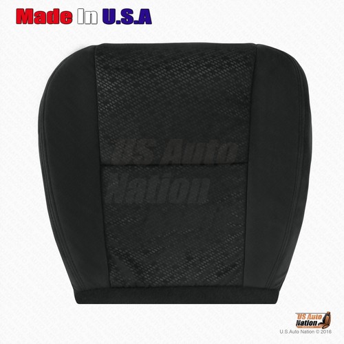 2007 2008 GMC Sierra 2500HD Front Driver Bottom Cloth Seat Cover Ebony Black 19D eBay