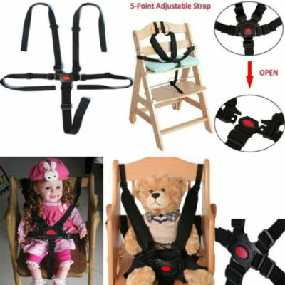 Kinder 5 Punkt Sicherheitsgurt Gürtel Kinderwagen Hochstuhl Sicherheitsgurte -