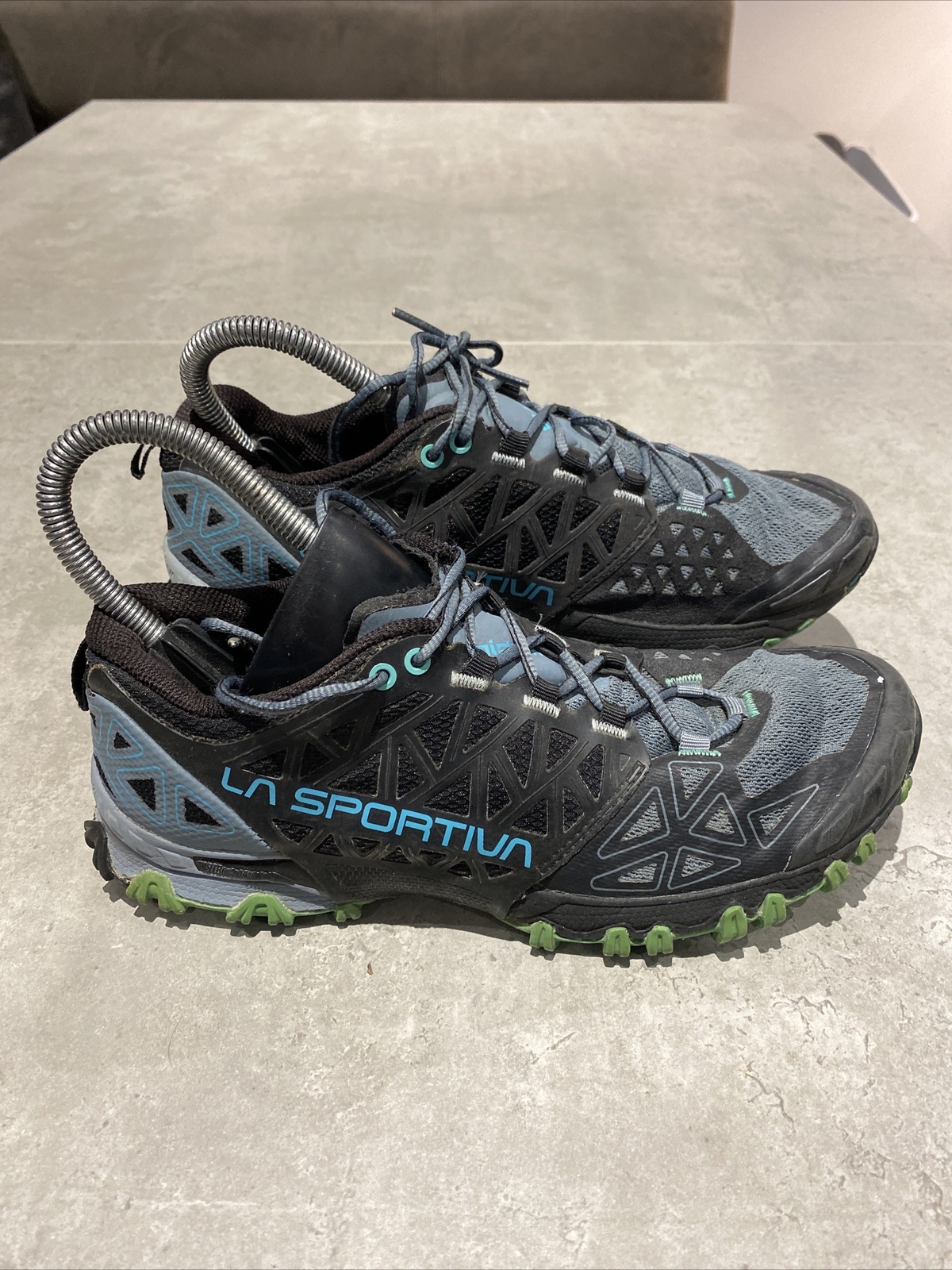 La Sportiva Bushido II (2) Zapatillas Trail Running Reino Unido 6.5 Entrenadores Negro Azul