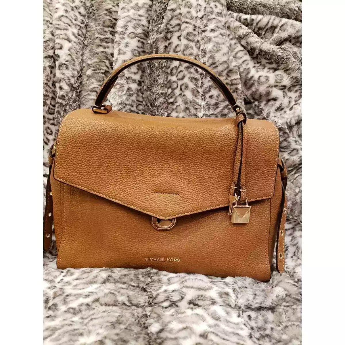 NWT MICHAEL KORS Bristol Medium Leather Satchel