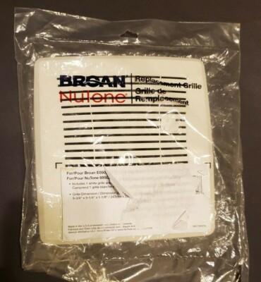 Broan-NuTone Replacement Grille 97011723 Bath Ventilation Bathroom Fan Cover New