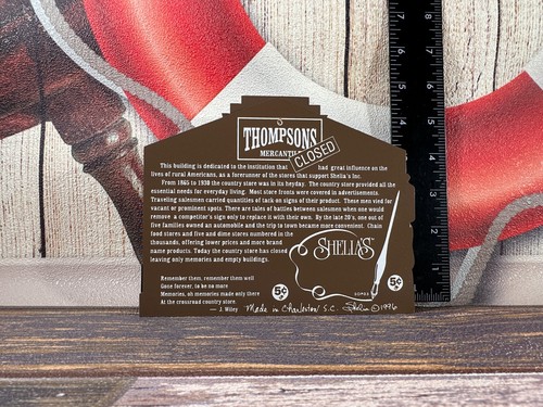 Shelia's Houses Thompsons Mercantile Store Vintage Wooden Replica - Picture 14 of 15