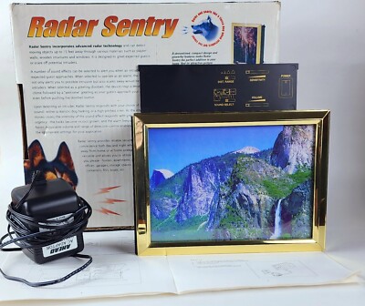 Microtek Radar Sentry Intruder Alarm Security System, Vintage/Retro