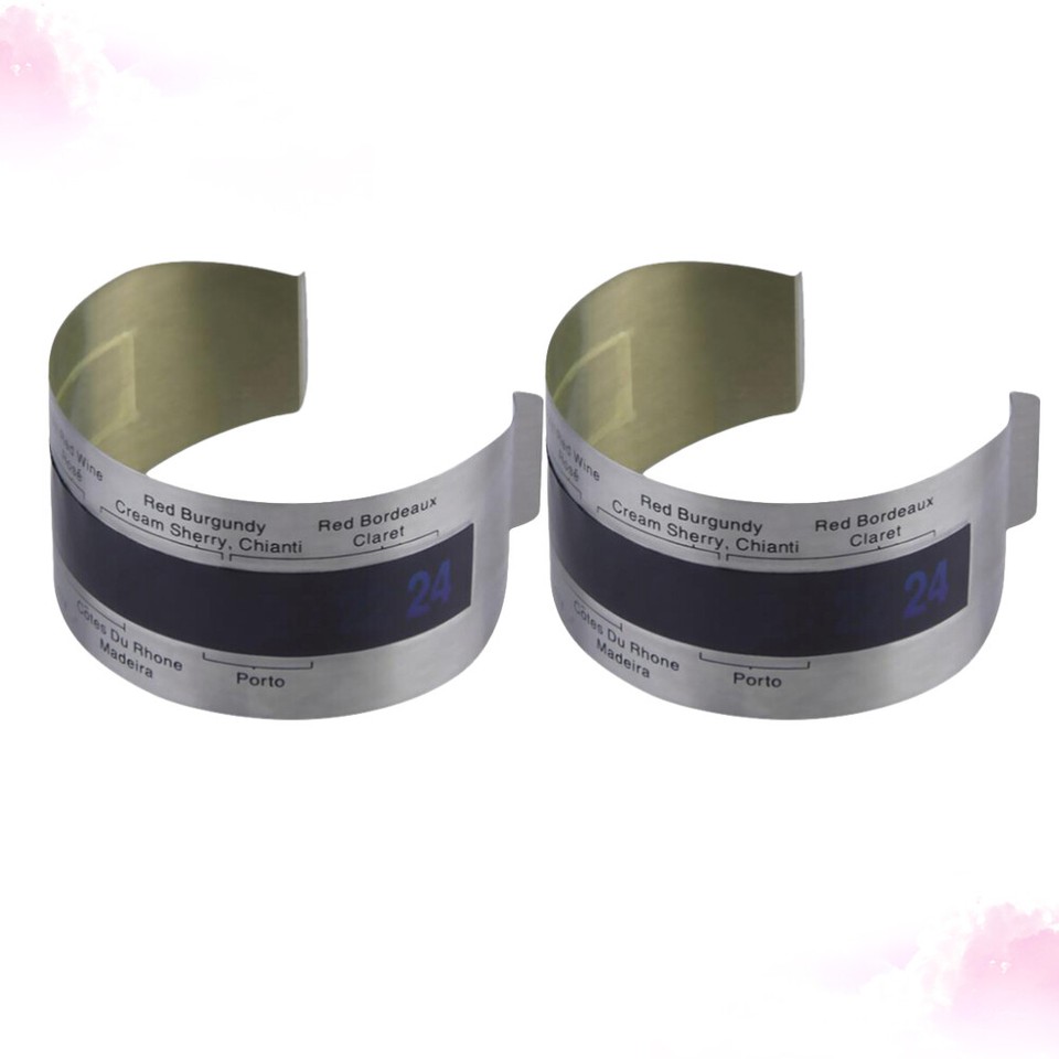 2 Pcs Best Temperature Red Wine Wine Cellar Wine Temperature Sensor