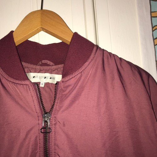 light before dark bomber jacket