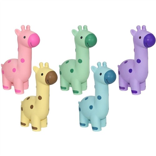 Multipet verschiedene Latex Mini Giraffe quietschendes Hundespielzeug, 5,75 Zoll * - Bild 2 von 2